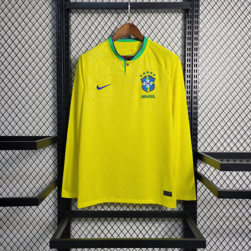 Brasilien Heimtrikot WM 2022/23 Langarm