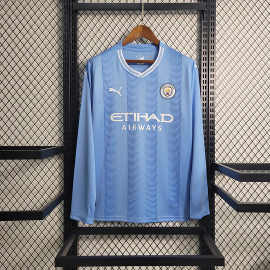 Manchester City 2023 2024 Langarmtrikot
