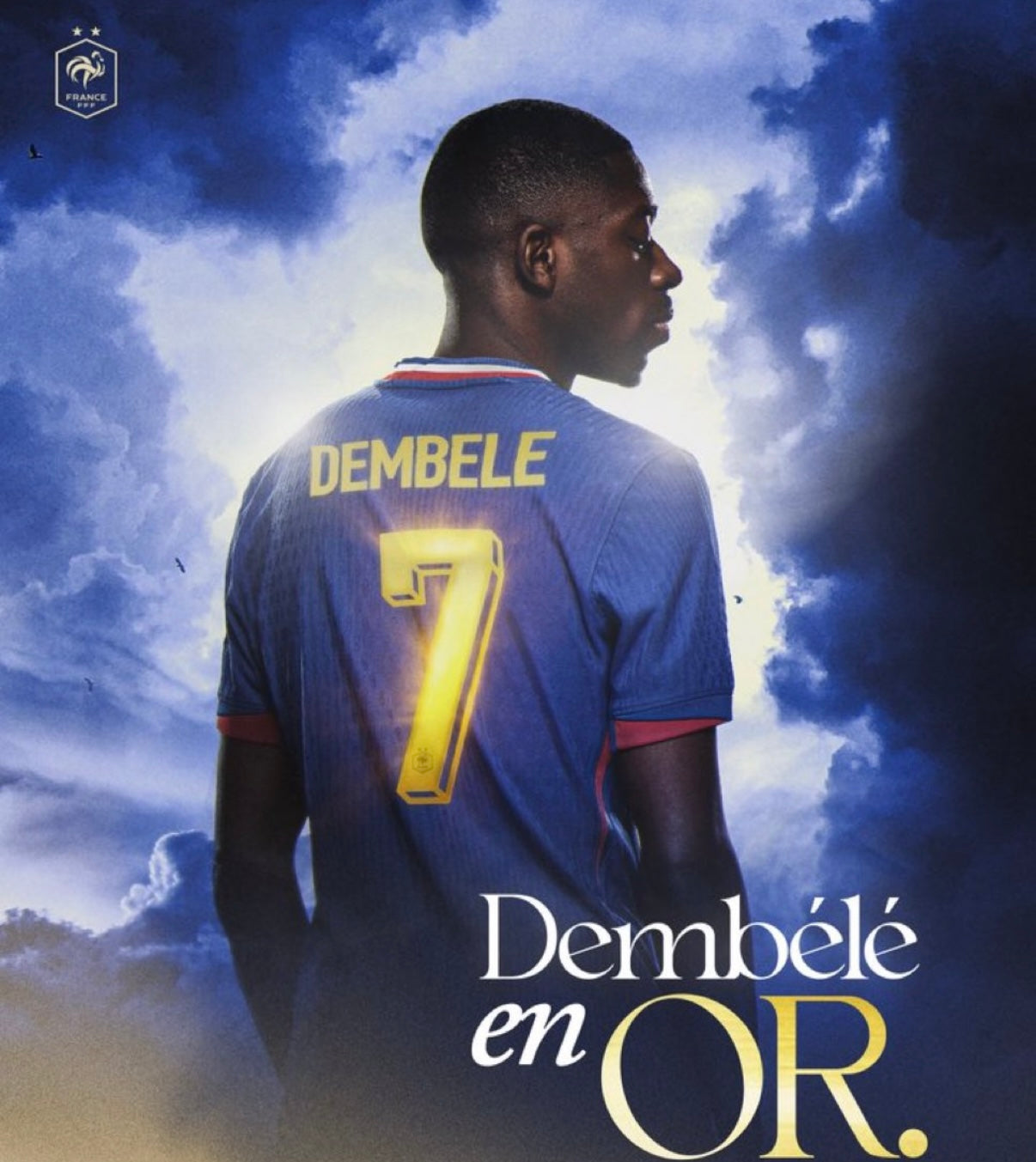 Maillot Édition « DEMBÉLÉ EN OR »
