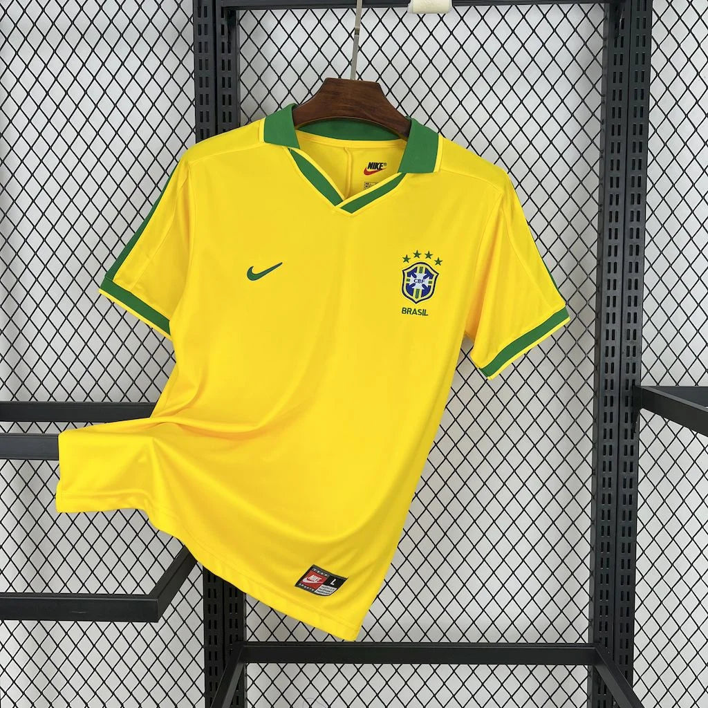 Brasilien 1997 Retro-Fußballtrikot