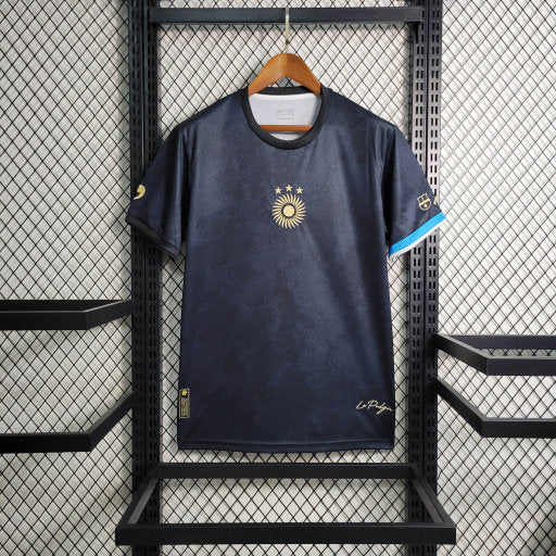 23-24 La Pulga Argentinien Schwarzes Special Edition-Trikot