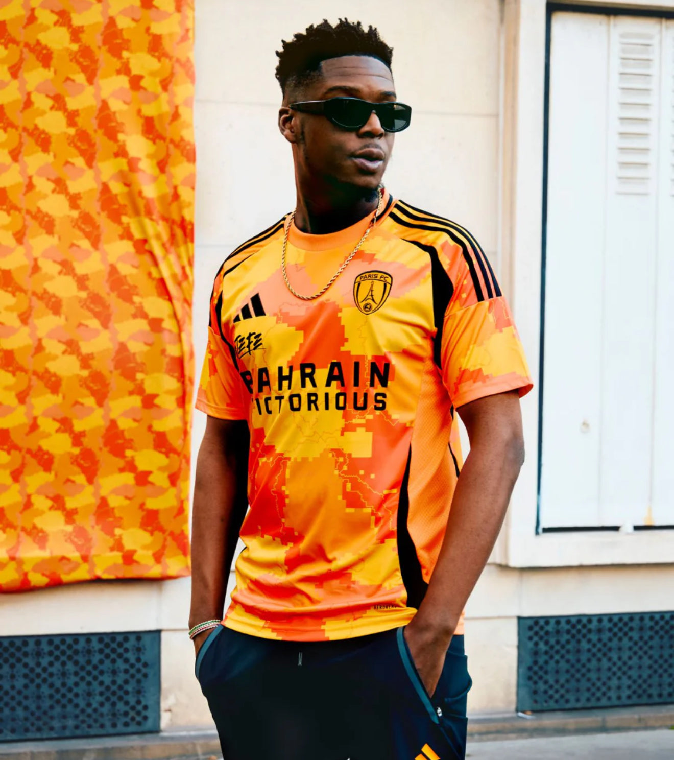 MAILLOT PARIS FC X JEFE - ORANGE